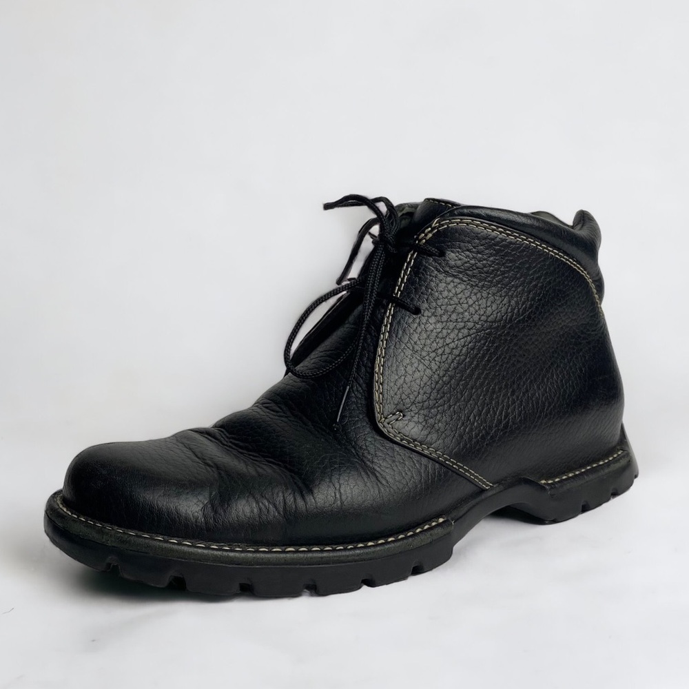 Cole Haan Black Leather Ankle Boots